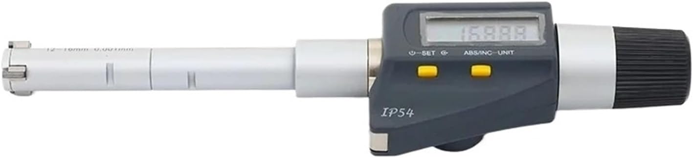 6-300MM Digital 3-Point Inside Internal Micrometer IP54 Three Claws Measure Inner Circular Aperture of The Bearing Industrial (Color : 225-250MM Without)
