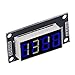TM1637 4 Digit 7 Segment Display Module | 0.36 Inch Blue LED Digital Tube | 5V DC for DIY Electronics/Industrial Controls | Plug and Play 2 Pin Connection
