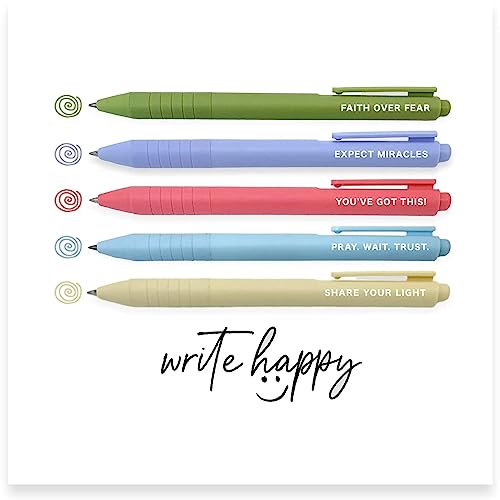 Set de 5 bolígrafos de gel Doodle Beads Write Happy miniatura 4