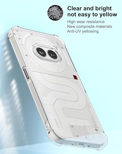 Image of Gorilion Bumper Case Clear Flexible Back Cover for [ Nothing Phone (2A) Plus 5G ] - Transparent