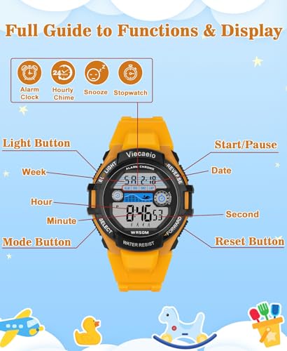 Image of Kids Digital Watch for Boys Girls, Waterproof LED Colorful Lights Sports Watch Suitable for 5-17 Years Old Teenagers (with Gift Box)