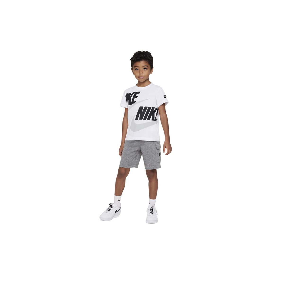 NIKE B Nsw Hbr Cargo Ft Short Set B NSW HBR CARGO FT SHORT SET Bambine e ragazze