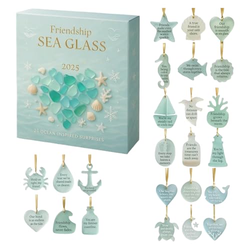 Friendship Sea Glass 2025 – geeigneter Freundschafts-Meereglas,...