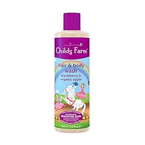 Childs Farm | Kids Hair & Body Wash 500ml | Blackberry & Organic Apple | Suitable for Dry, Sensitive & Eczema-prone Skin