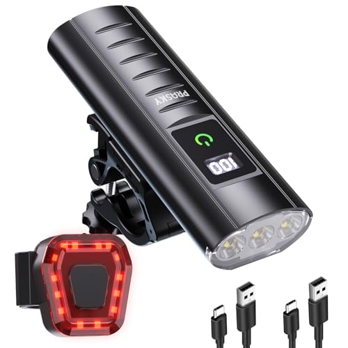 Prasky bike light set with USB rechargeables