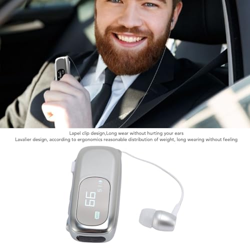 Auricular Bluetooth Retráctil Yoidesu In Ear Plateado miniatura 4