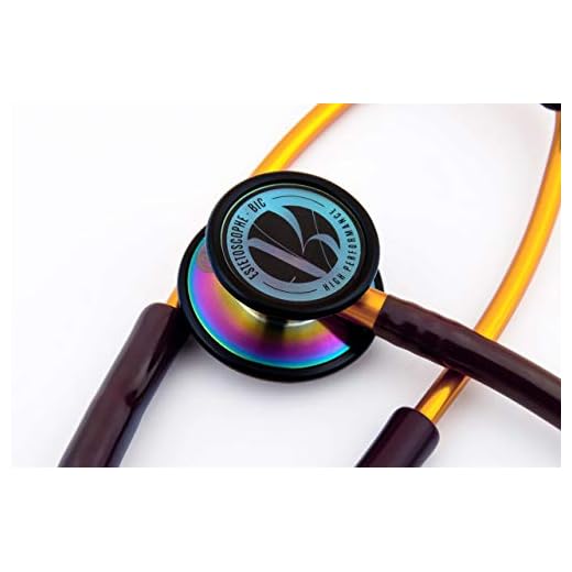 Estetoscópio Profissional De Inox Duplo Adulto Infantil - BIC (CHOCOLATE)