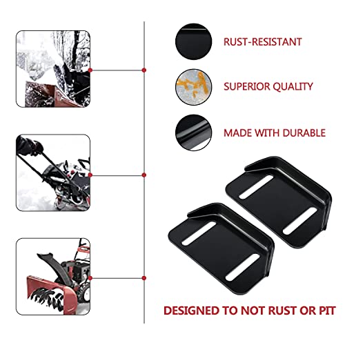 Mtd 784-5580,784-5580-0637 Snow Blower Skid Plate Shoes Black Height Adjust Skid Shoe For Snow Throwers, By Cenipar Pack Of 2 #TOP5