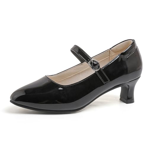 Genérico 2026 Elegantes y cómodos Tacones Altos para Mujer, versátiles para Bailar o Usar a Diario, con Parte Superior de Cuero y diseño de tacón Delgado.