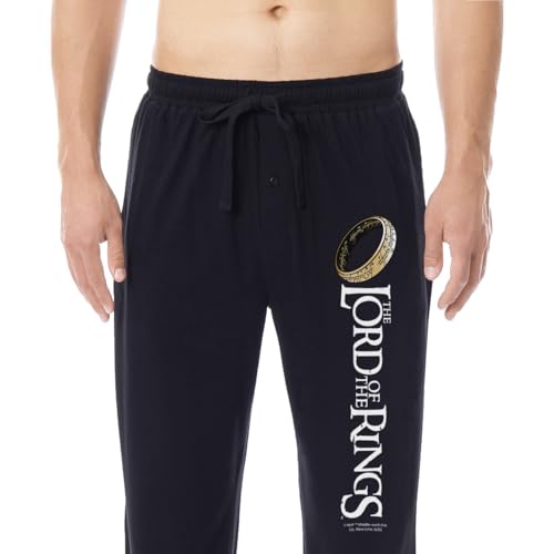 The Lord of The Rings Men's One Ring Sleep Lounge Pajama Pants for Adults3