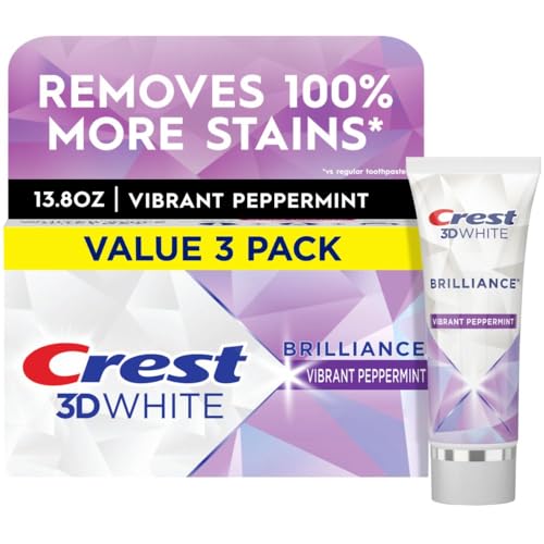 Crest 3D White Teeth Whitening Toothpaste for Adults, 4.6oz, 3 Pack, Stain Remover, Cavity Protection Fluoride Toothpaste, Strengthens Enamel, Faster Whitening, Brightens Teeth, Travel Size - image 7