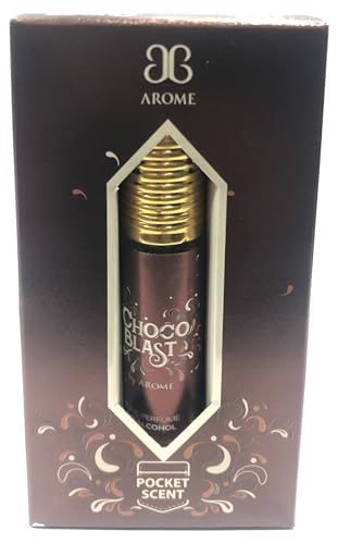 Image of Arome Choco Blast Attar Perfume For Men Women I Non Alcoholic Roll On Attar I Usable For Gift I Chocolate Flavour I Travel Friendly, 6 ml