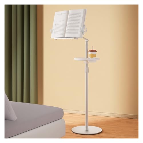 Soporte De Lectura De Pie, Atril De Altura Ajustable, Soporte For Tableta Con Bandeja, For La Escuela De Oficina En Casa, Fácil Instalación