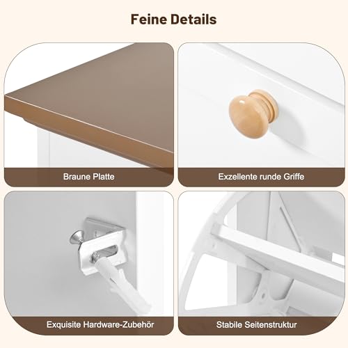 Armoire à chaussures étroite blanche en MDF pour entrée encombrée - 8