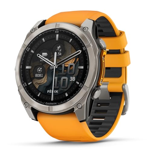 K[~(GARMIN) tbOVbvf fenix 8 Sapphire AMOLED 51mm Ti/Orange }`X|[cGPSEHb`yAMOLEDfBXvCz yjOEStEoRETCNO30ވȏΉzyAndro