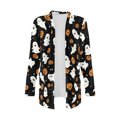Image of Cardigan Sweaters for Women Long Sleeve Cardigan Soft Drape Open Front Fall Dusters V-Neck Jackets Dressy Loose Coat