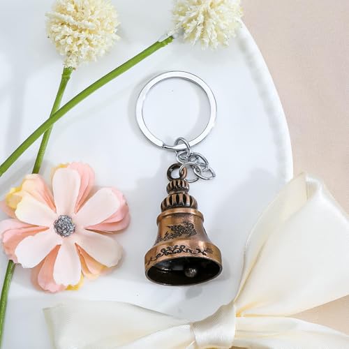 Image of Guardian Bell for Bike, Protective Motorbike Accessory Set of Three, Durable Bicycle Guardian Bell Keychain for Enhanced Riding Safety, Compact Design with Easy Installation