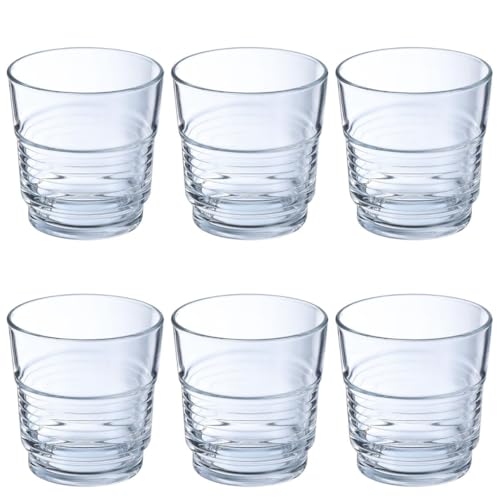 Vaso apilable en espiral FB25, 250 ml, 6 vasos de Arcoroc