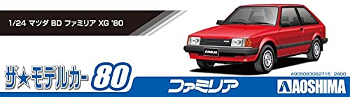 Modelo plástico Aoshima Mazda BD Familia 1:24 miniatura 5