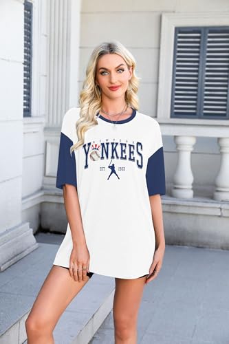 Game Day Shirt Baseball Shirts Women Oversized Baseball Team Graphic Tshirt Baseball Fan Shirt Casual Short Sleeve Tee Tops3
