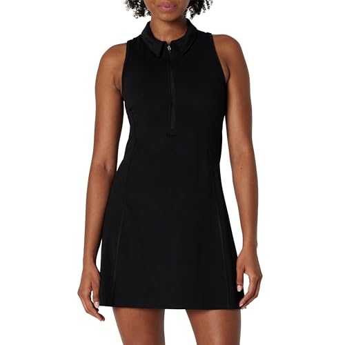 Amazon Essentials Women's Active FormFlex Buttery Soft Long Tennis Dress, Black, X-Large by Amazon Essentials - Used condition - US$12.84