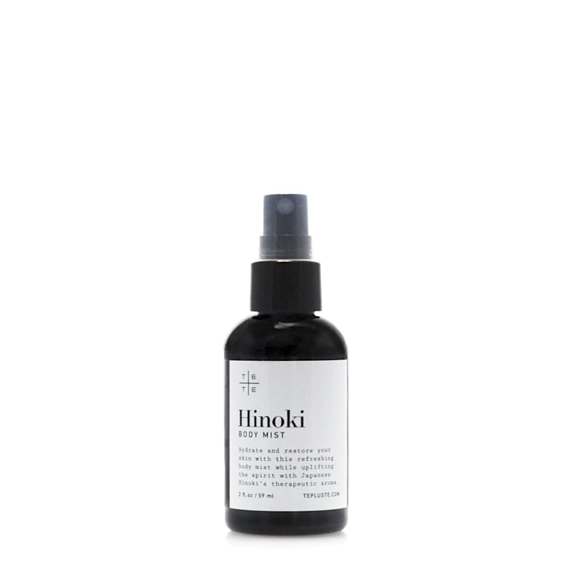TE + TE Hinoki Mini Body Mist with Japanese Hinoki Essential Oil | Travel size fl. 2 oz | Hydrate and Restore | Gentle to Skin and Environment