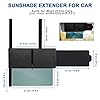 Veharvim Polarized Sun Visor Extender for Car with Zipper Slider, Upgraded UV400 Car Sun Visor Extension with PC Lens and Side Sunshade,Anti-Glare for Safe Driving,UV-Filtering/Protection(Driver Side) #2