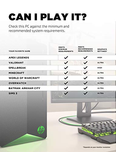 Hp Pavilion Gaming Desktop, Nvidia Geforce Gtx 1650 Super, Intel Core I3-10100, 8 Gb Ddr4 Ram, 256 Gb Pcie Nvme Ssd, Windows 11, Usb Mouse And Keyboard, Compact Tower Design (Tg01-1022, 2020) #TOP5