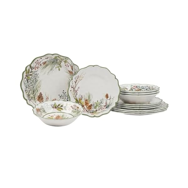   Certified-International-Winter-Forest-12-Pc-Dinnerware-Set-Service-for-4
