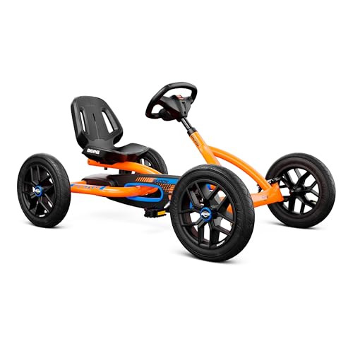 BERG Gokart Buddy B-Orange | Kinderfahrzeug, Tretauto mit Optimale...