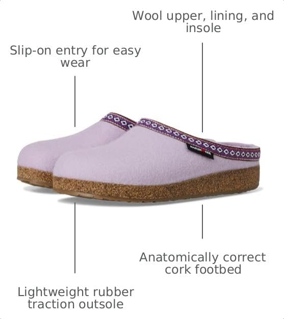 Image of HAFLINGER Women's Gz Classic, Lilac, 11 Medium