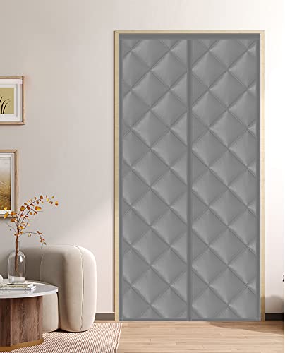 Rideau de Porte Isolant Thermique,Rideau de Porte Magnétique Auto-Absorbant,Rideau de Porte Anti Froid dans Cuisine&Maison Moustiquaire,Isolant Phonique,Pas...