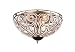 Whse of Tiffany RL7971C Claire Flush Mount, 14.0" x 14.0" x 7.0"