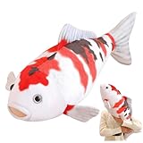 Ferricult Fish Plush Pillow, 30inch Realistic Koi Fish Stuffed Animal, Super Soft Plush Body Pillow for Home Decor & Gifts