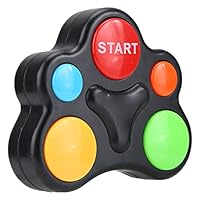 RIZGHWOY Plastic Memory Training Toy with Music and Lights for Children, an Improvement in Communication Skills and Self-confidentiality (Alien single-handed memory training game console)