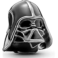 Generico Colgante Darth Vader de metal negro con detalles