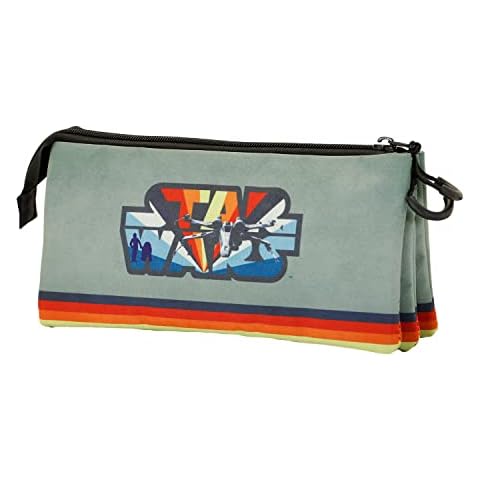 Star Wars Military Green Triple Pencil Case Cover