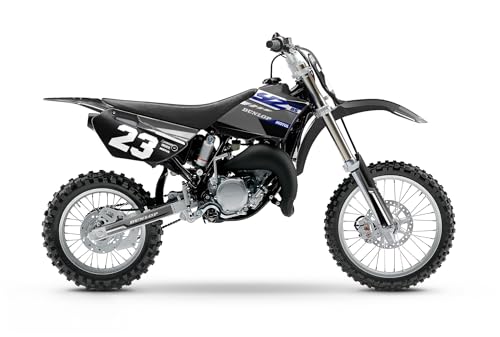 Kalair GFX Graphics Kit for Yamaha YZ85 (2002-2014) Viper Series Grey Blue 9 Mil-Dirt bike Custom Racing Graphics Decals Stickers Kit, no-plastics