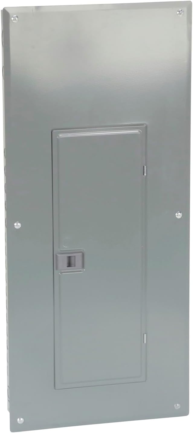 Square D - HOM3060L225PGC Homeline 225-Amp 30-Space 60-Circuit Indoor Main Lugs Load Center with Cover and Ground Bar, Plug-on Neutral Ready