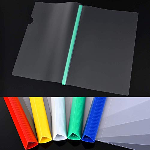 Forsun 80006063 20 Pieces A4 Sliding Bar Binder Transparent Report Covers Folder thumb #2