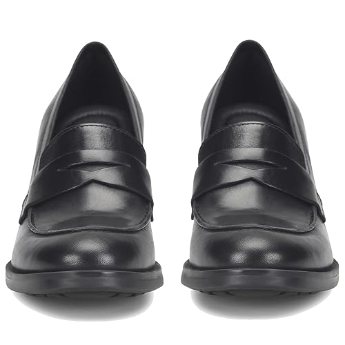 Image of SHODENSE Women Vintage Chunky Heel Loafers Pumps Platform Round Closed Toe Oxford Shoes Burnished Patent Matte Suede Slip On Dress Loafer Block Stacked Heels Office Formal Work Business 4-11 M US