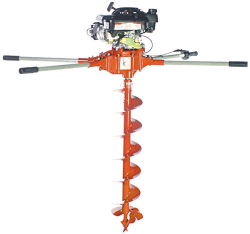 General Equipment Company M330H 300 Series 2 Man Hole Digger, 5.5 hp Honda GXV160, 1-3/8" Hexagon Connection,Red,Large