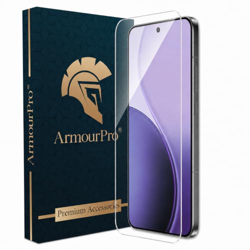 Image of ArmourPro 3D Borderless Tempered Glass for Oppo Reno 14 Pro, HD Clear Curved Edge to Edge Screen Protector, 9H Hardness, Oleophobic Coating, Case Friendly | Pack of 1