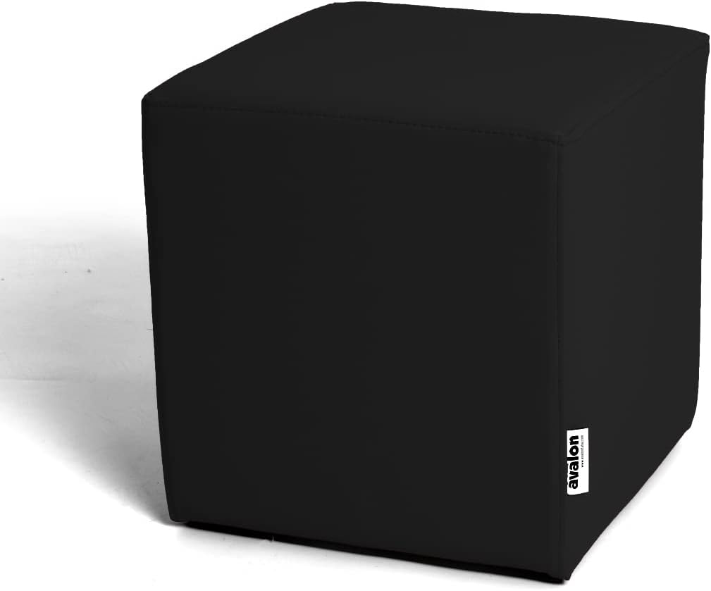 Avalon - Pouf Poggiapiedi Rigido CUBO Mamba, Puff Poggiapiedi Divano ...