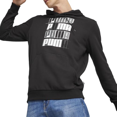 PUMA Mens Essentials Logo Lab Hoodie Casual Outerwear Casual - Black - Size M3