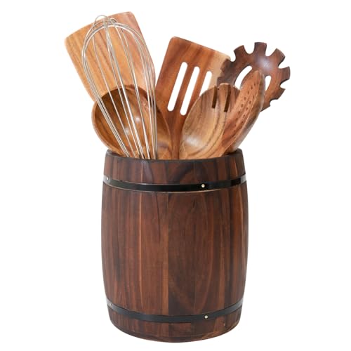 Tomato Garden Wooden Utensil Holder