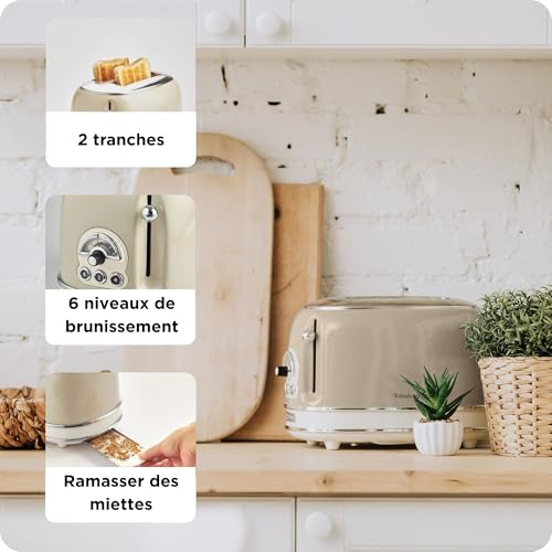 Grille pains 2 fentes vintage 1551 ariete - vue 7