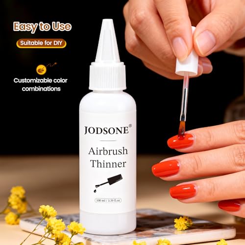 JODSONE 100ml Gel Nail Polish Thinner for Nail Spray Guns for Gel Nail Polish Quick Dilution and Cleaning High-Efficiency Maintenance Larger Capacity Easy of Use DIY Nails Art