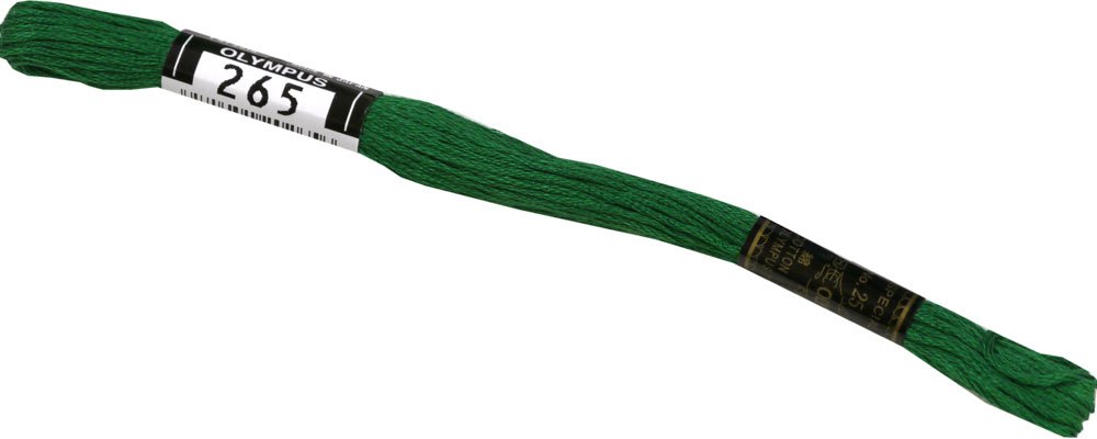 Fil broderie Olympus Japon col.265 écheveau de coton supérieur 6 brins 8m