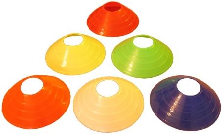 Red Disc Cones - Set of 10